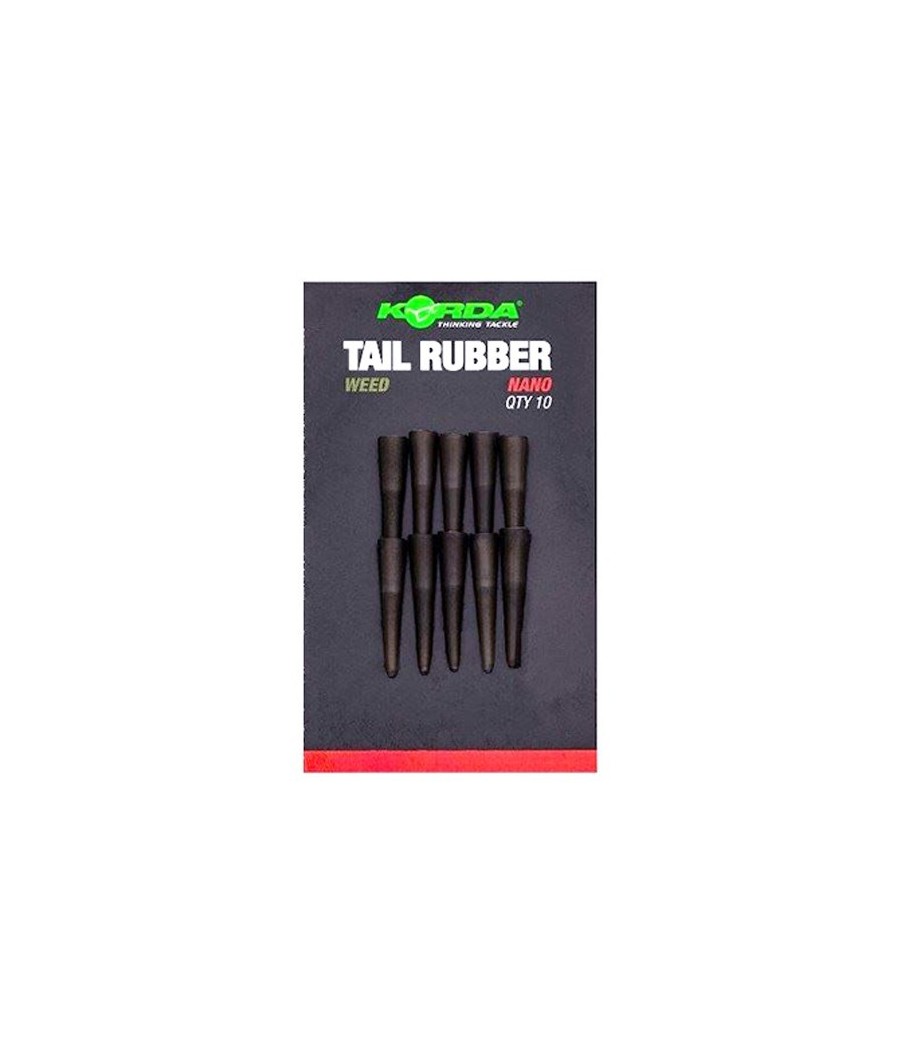 KORDA TAIL RUBBER NANO 10szt Weed