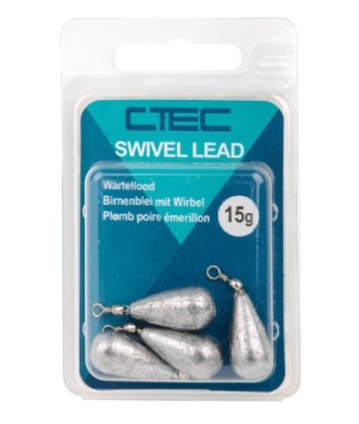 C-Tec Swivel Sinker łezki z krętlikiem 25g 2szt