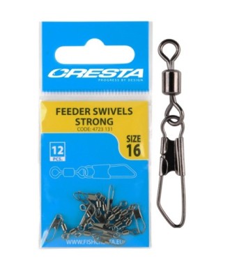 Cresta Krętlik z zaczepem Feeder Swivels Strong 14 12szt