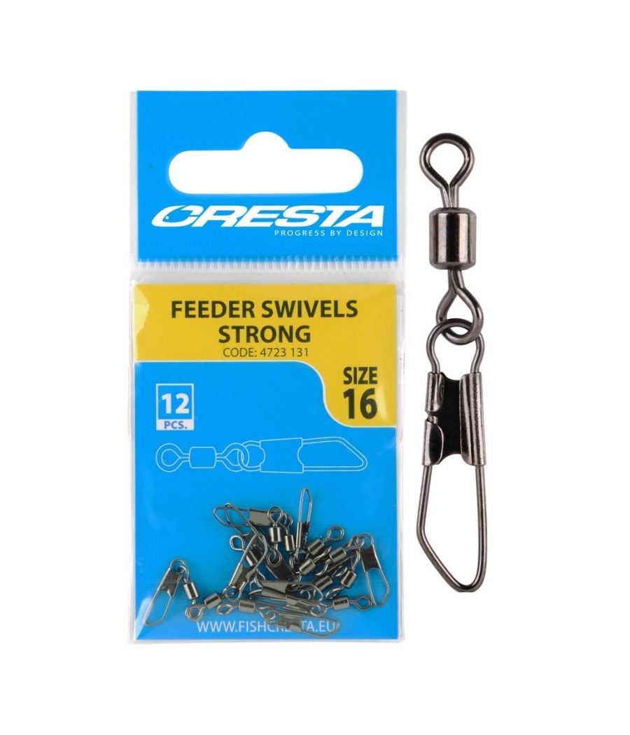 Cresta Krętlik z zaczepem Feeder Swivels Strong 14 12szt