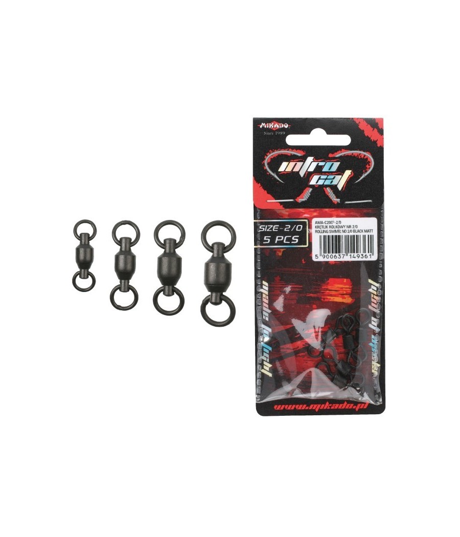 Mikado INTRO CAT krętlik rolkowy nr 2/0 5szt.