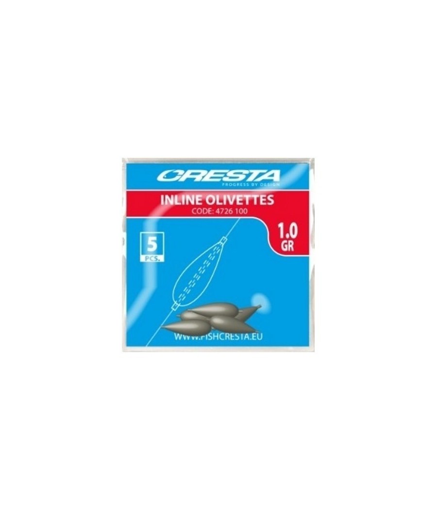 Cresta Ciężarki Inline Olivettes 0.2g 6szt