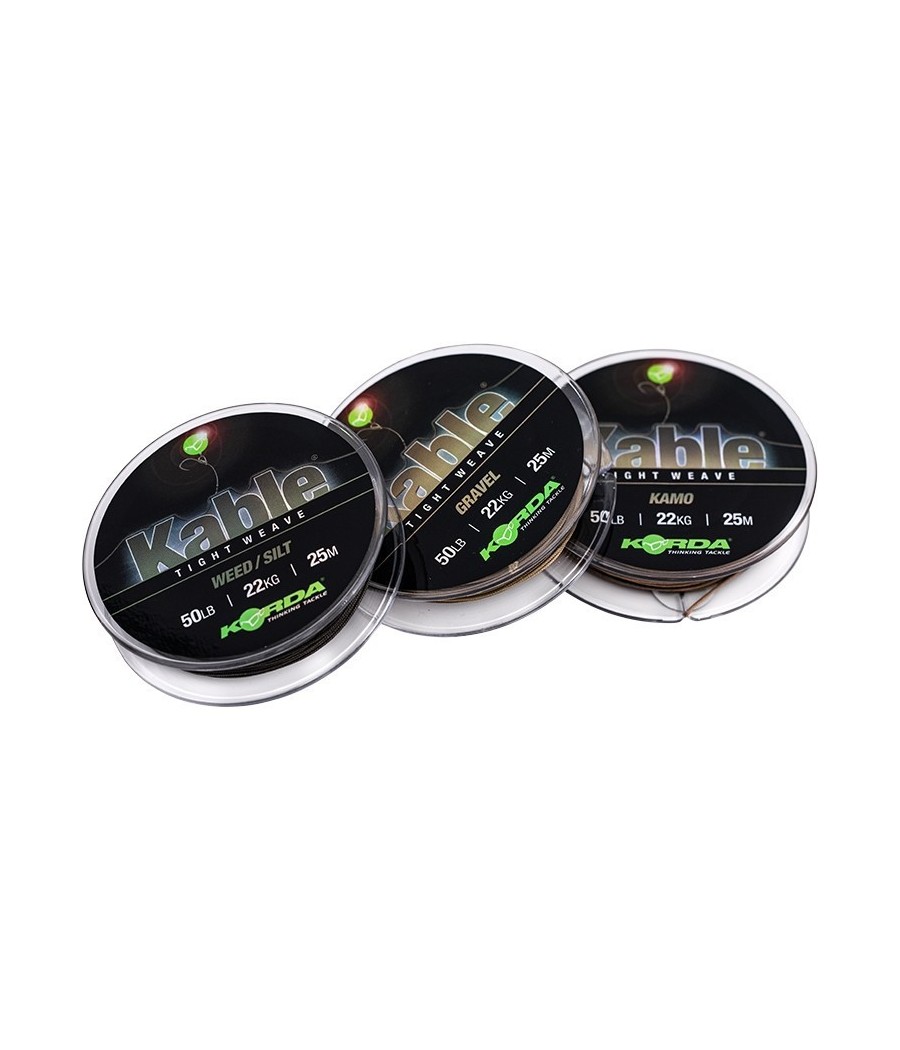 Korda leadcore Kable Tight Weave 50lb 7m Weed