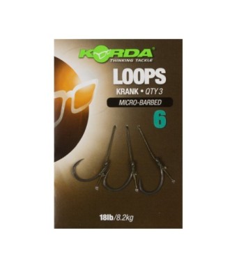 Korda Loop Rigs 8 Krank Micro Barbed 3szt