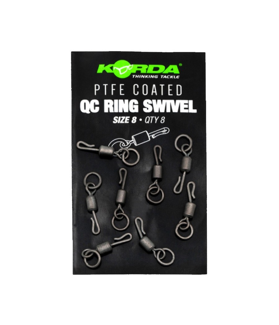 Kaper Sklep Korda PTFE QC Ring Swivel roz.11 KRĘTLIK z kółkiem