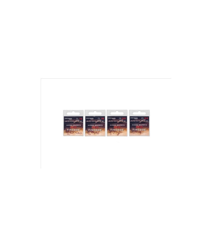 kaper sklep Drennan haczyki Red Finesse nr.16 micro barbed