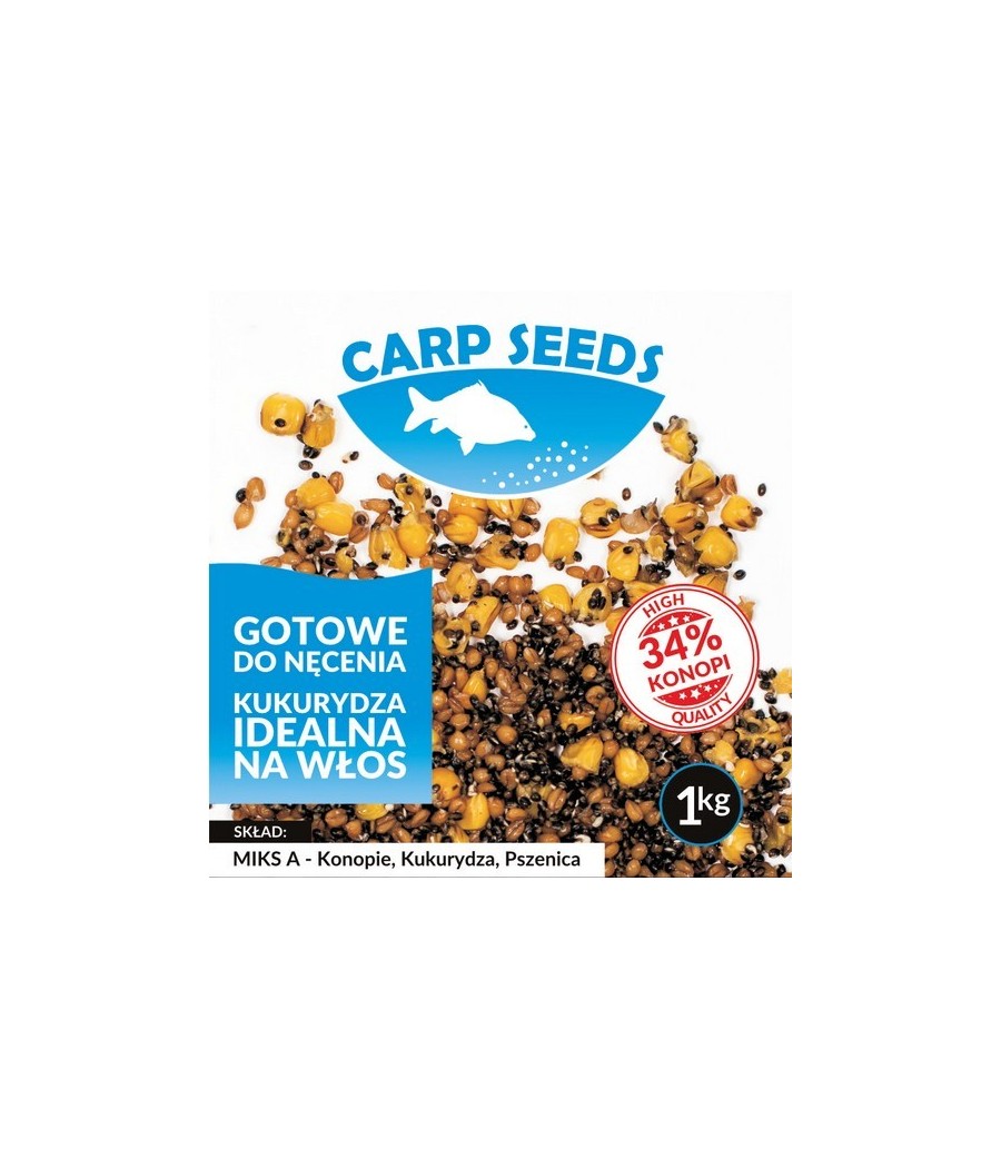 kaper sklep Carp Seeds Konopie Kukurydza Pszenica Miks A 1kg