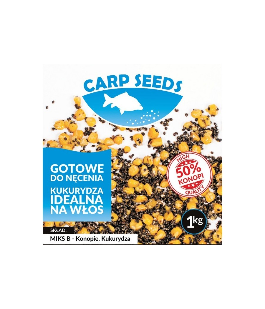 kaper sklep Carp Seeds Konopie Kukurydza Truskawka Miks B 1kg