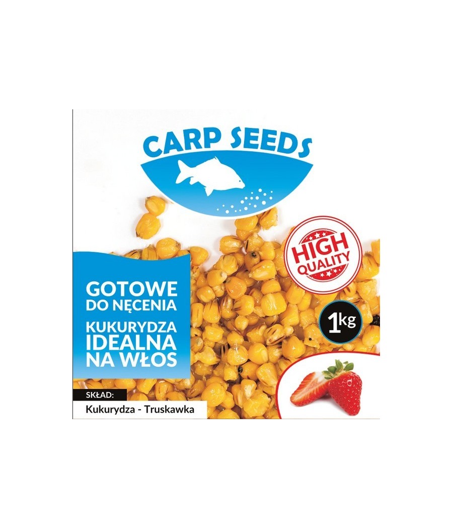 kaper sklep Carp Seeds Duże ziarna Kukurydza Truskawka 1kg