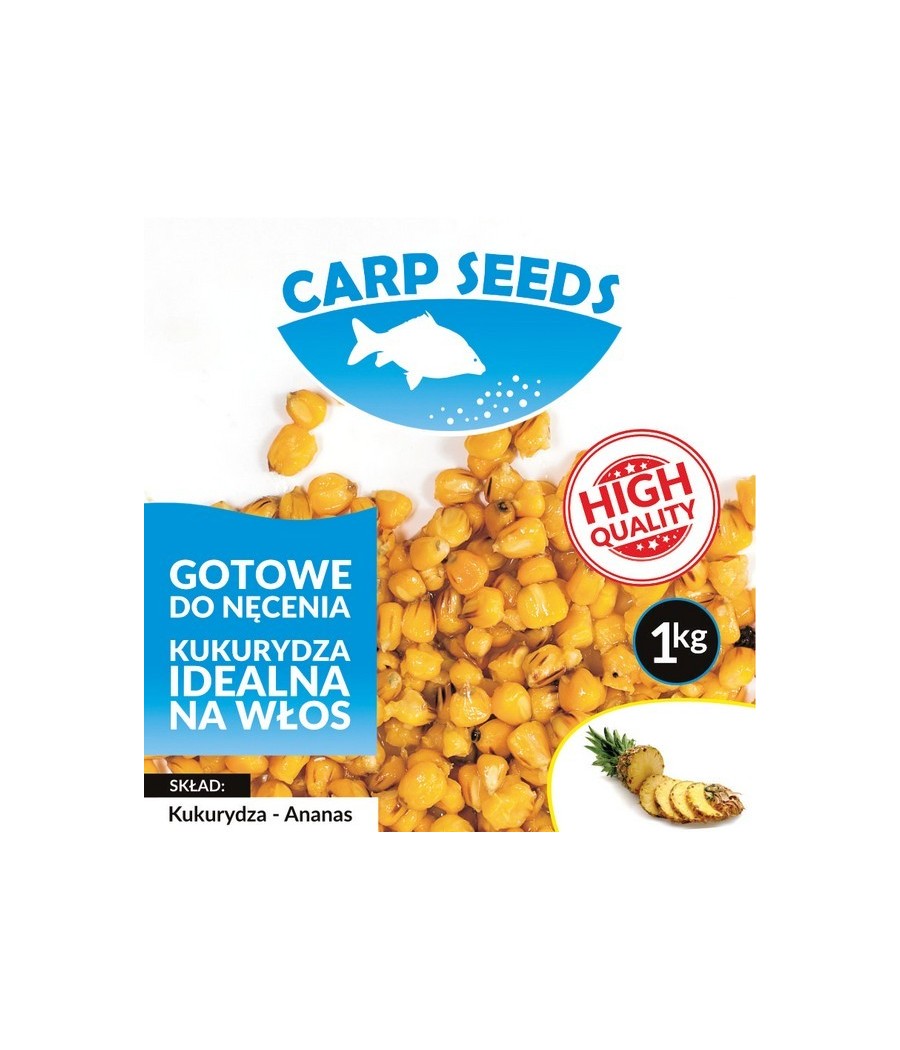 kaper skelp Carp Seeds Duże ziarna Kukurydza Ananas 1kg