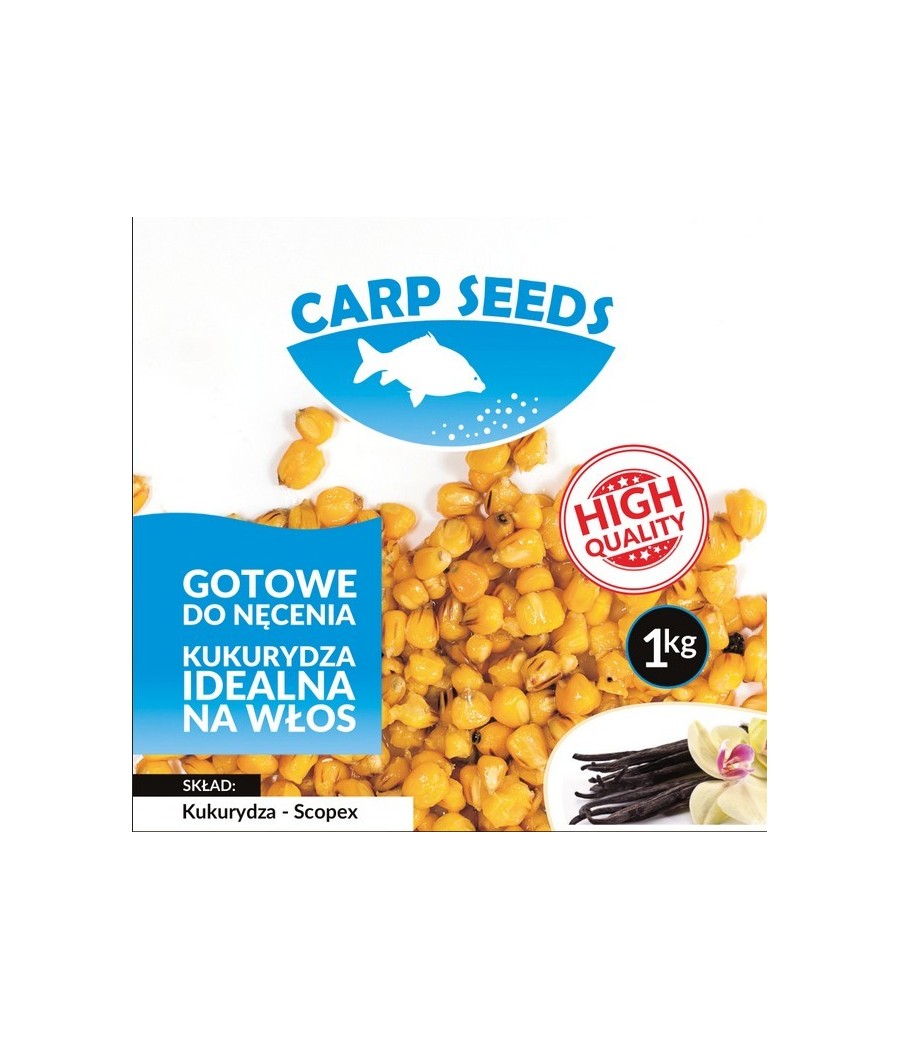 kaper sklep Carp Seeds Duże ziarna Kukurydza Scopex 1kg