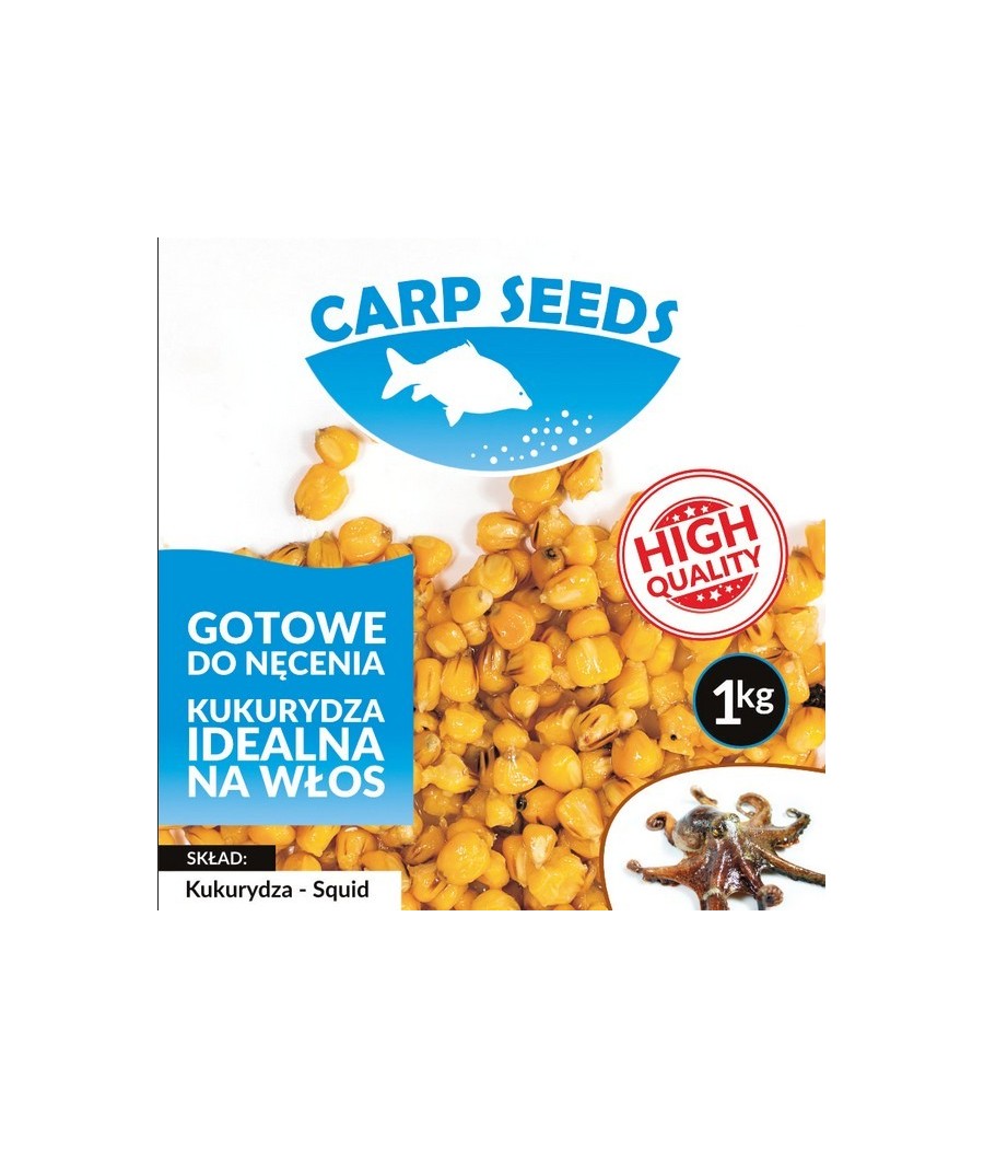 kaper sklep Carp Seeds Duże ziarna Kukurydza Squid 1kg