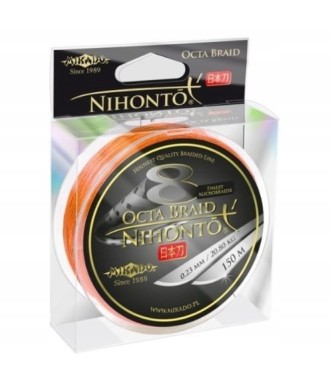 Mikado Plecionka NIHONTO OCTA BRAID 045 orange150M