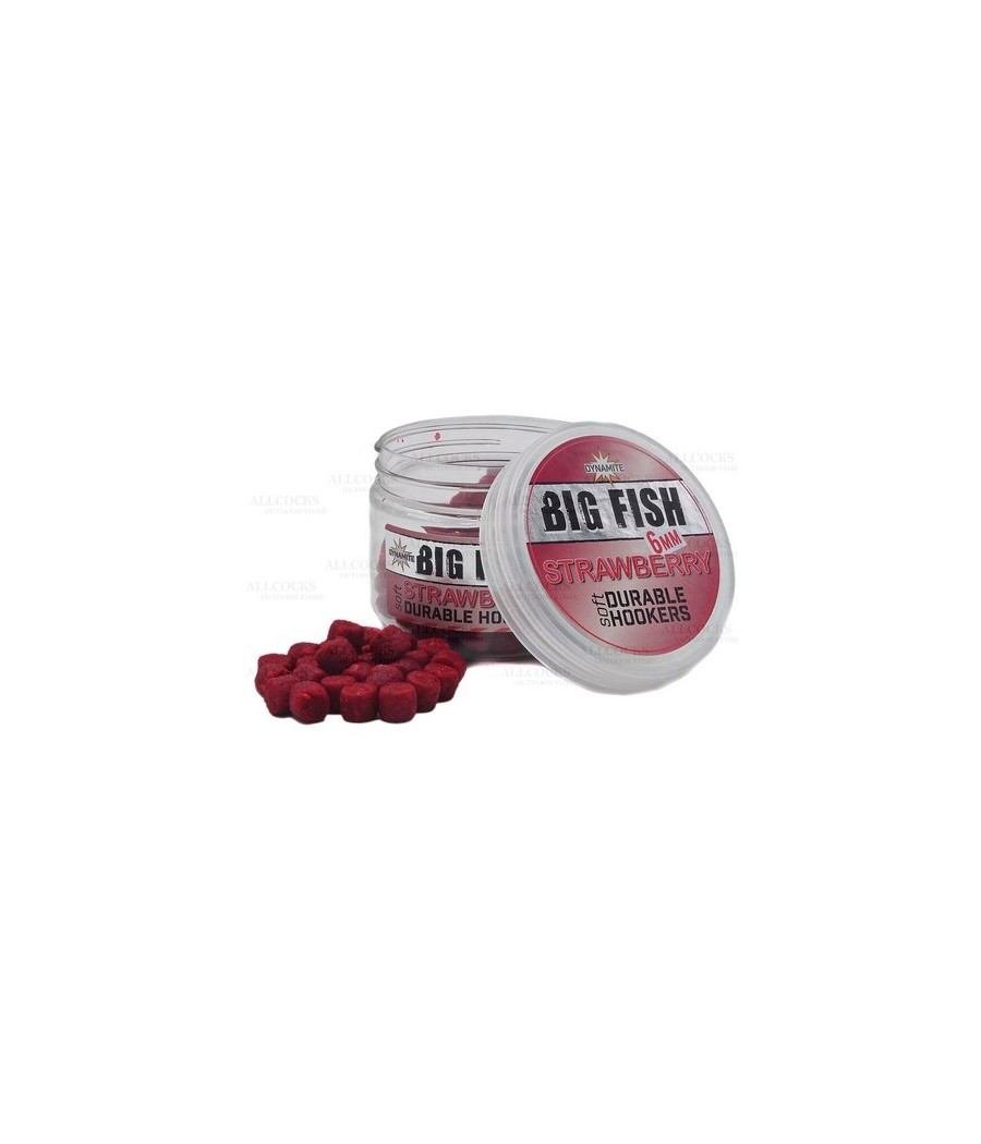 kaper sklep Dynamite Baits Durable Hookers Strawberry 6mm