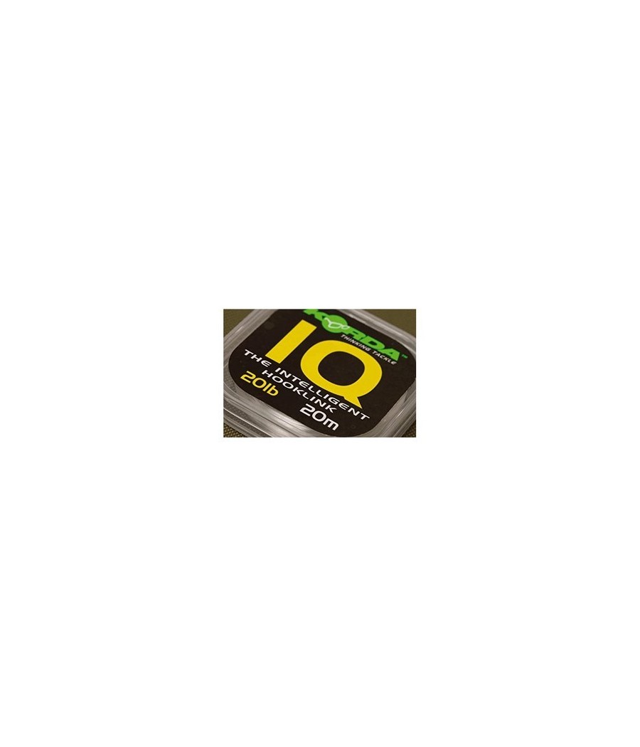 kaper sklep Korda IQ2 Extra Soft Fluorocarbon Hooklink 20lb