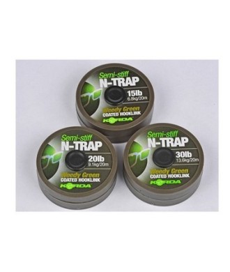 Korda Materiał przyponowy N-Trap Soft 20m 30lb Weddy Green