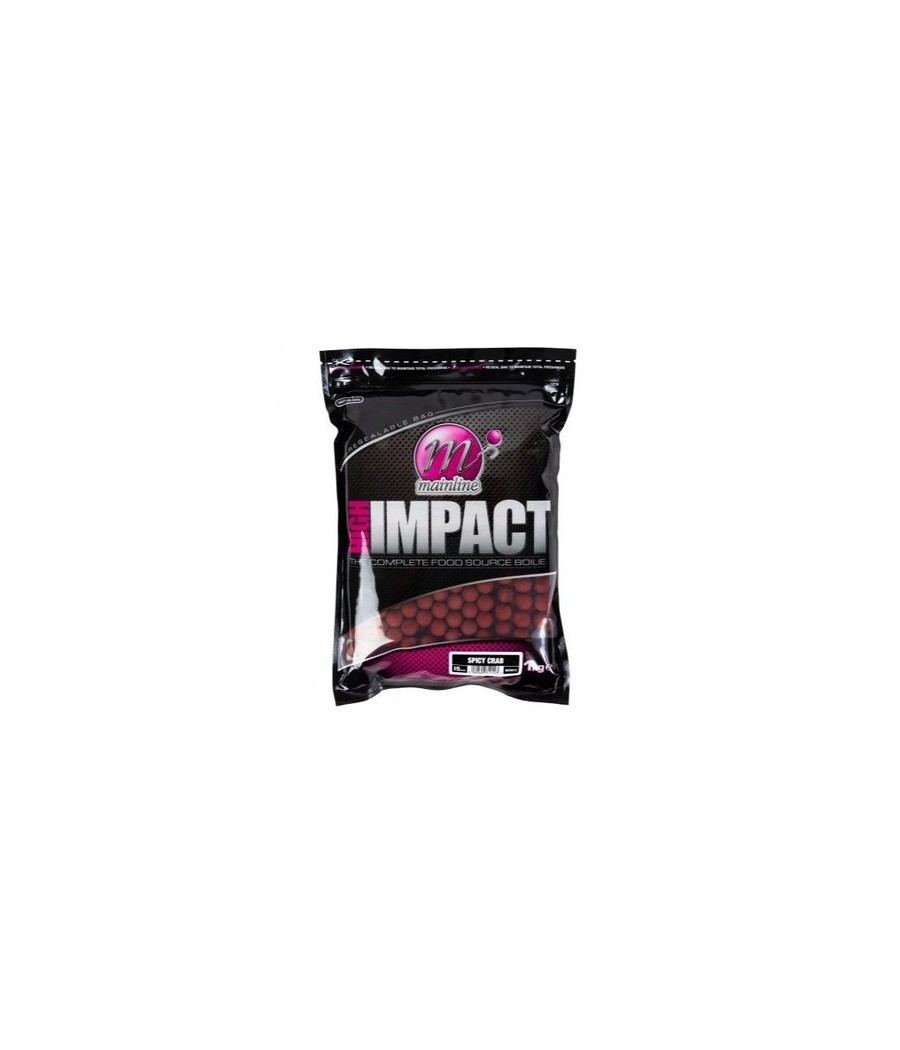 kaper sklep Mainline High Impact Boilies Spicy Crab 1kg 15mm