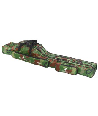 kaper sklep Mikado Pokrowiec na wędki 3 Komorowy 150cm Camo