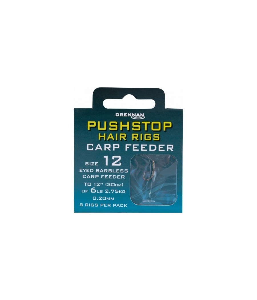 kaper sklep Drennan Przypony PUSHSTOP H'RIG Carp Feeder nr 10