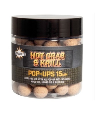 kaper sklep Dynamite Baits Pop Up 15mm Hot Crab Krill