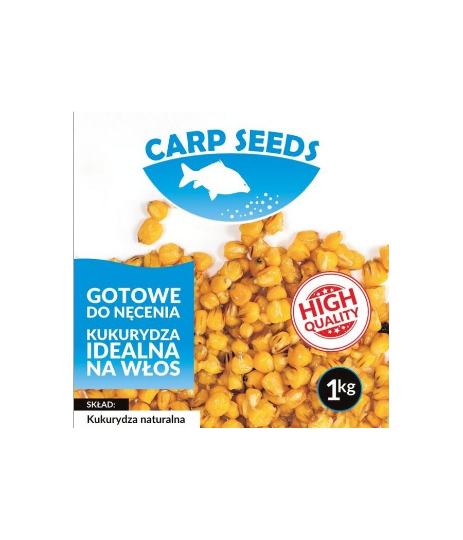 kaper sklep Carp Seeds Duże ziarna Kukurydza Naturalna 2kg