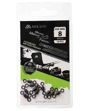 kaper sklep Mikado Krętlik rolkowy Swivel MF 8mm 10szt