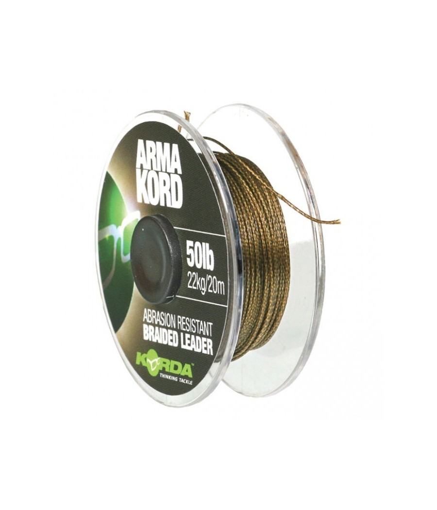 kaper sklep KORDA Arma-Kord braided Leader 50LB 20m strzałowa