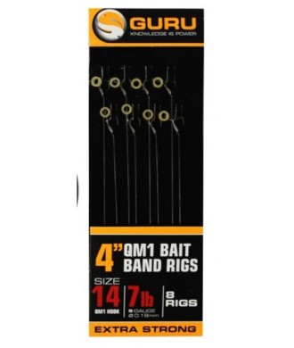 GURU PRZYPONY QM1 bait band rigs 10cm hak 14 Ready