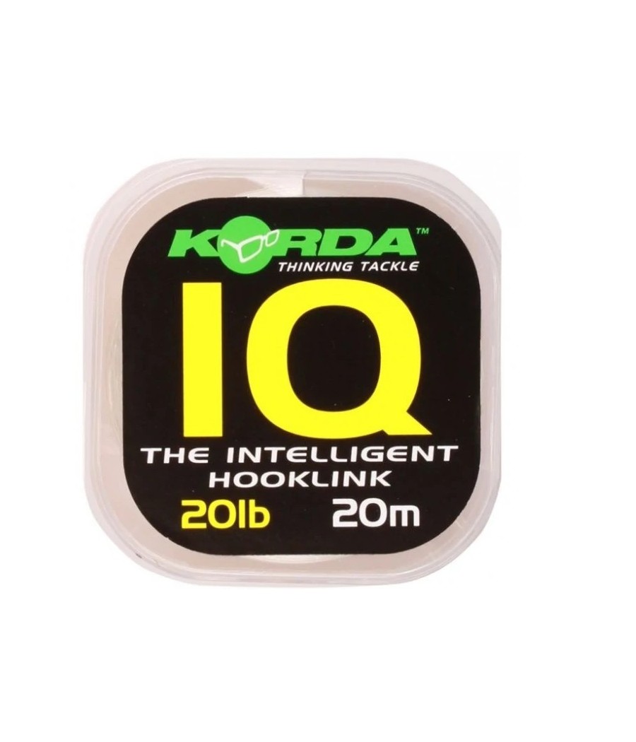 sklep kaper Korda IQ sztywny Fluorocarbon Hooklink 25LB 20m