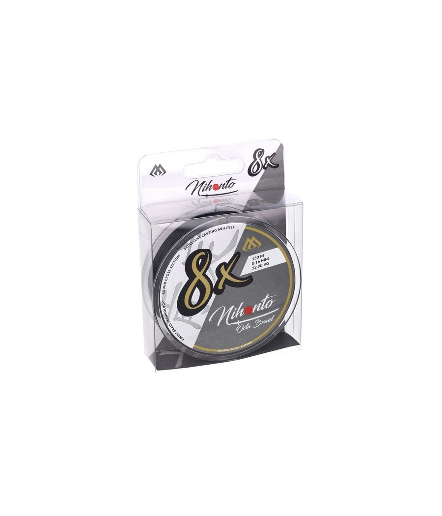 kaper sklep Mikado Plecionka NIHONTO OCTA BRAID 0,08 BLACK 150M