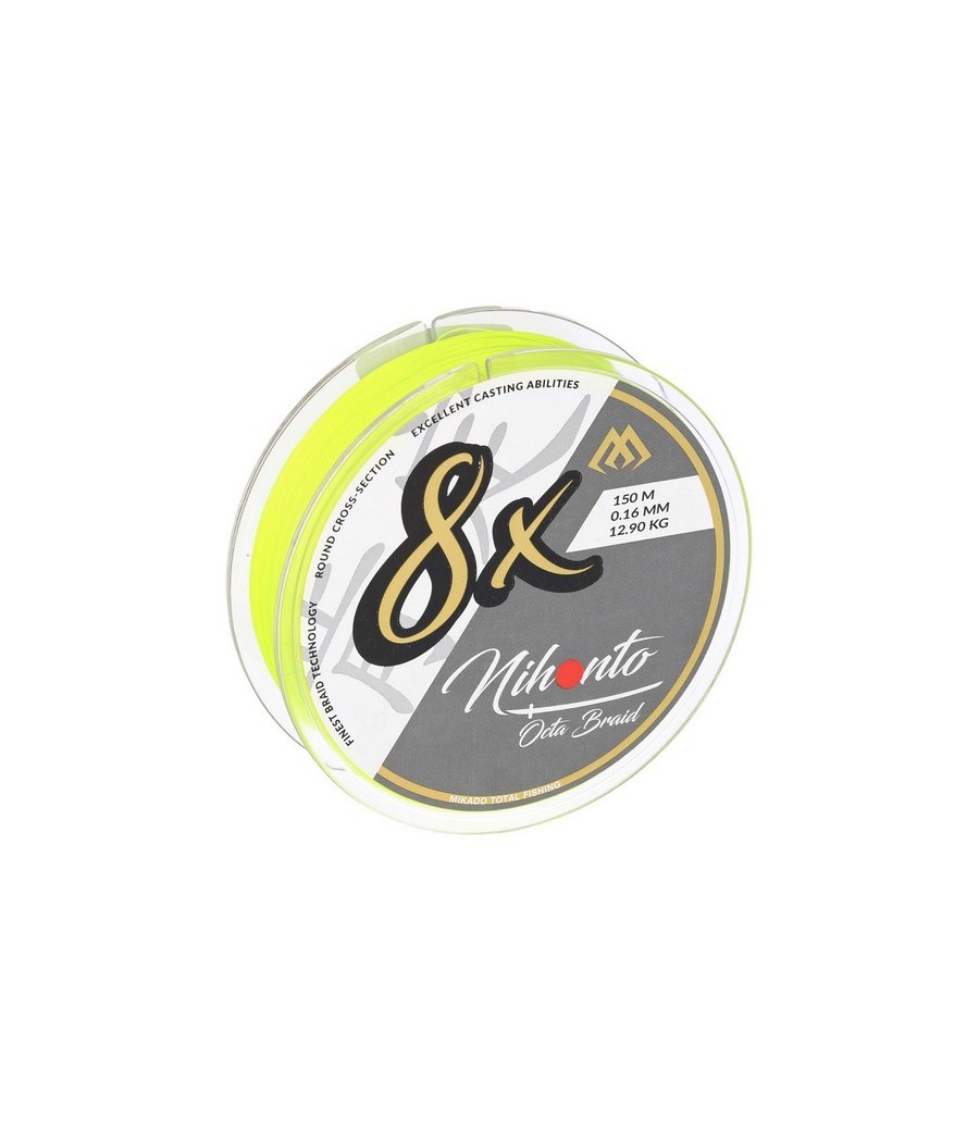 kaper sklep Mikado Plecionka NIHONTO OCTA BRAID 0,10mm 150m Fluo