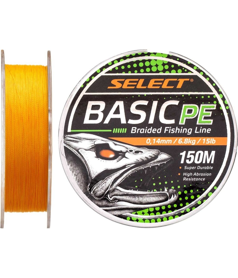 kaper sklep Select Plecionka Basic PE 4X 12lb 150m Orange 0,12mm Spinning