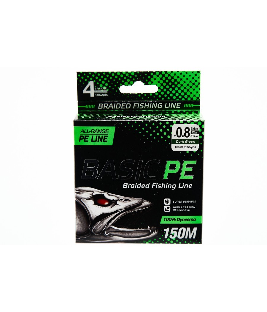 kaper sklep Select Plecionka Basic PE 4X 30lb 150m Green Dark 0,22mm Spinning