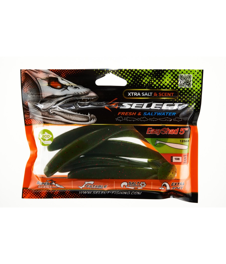 kaper sklep Select Easy Shad 5" przynęta smukły ripper 125mm 5szt col.888