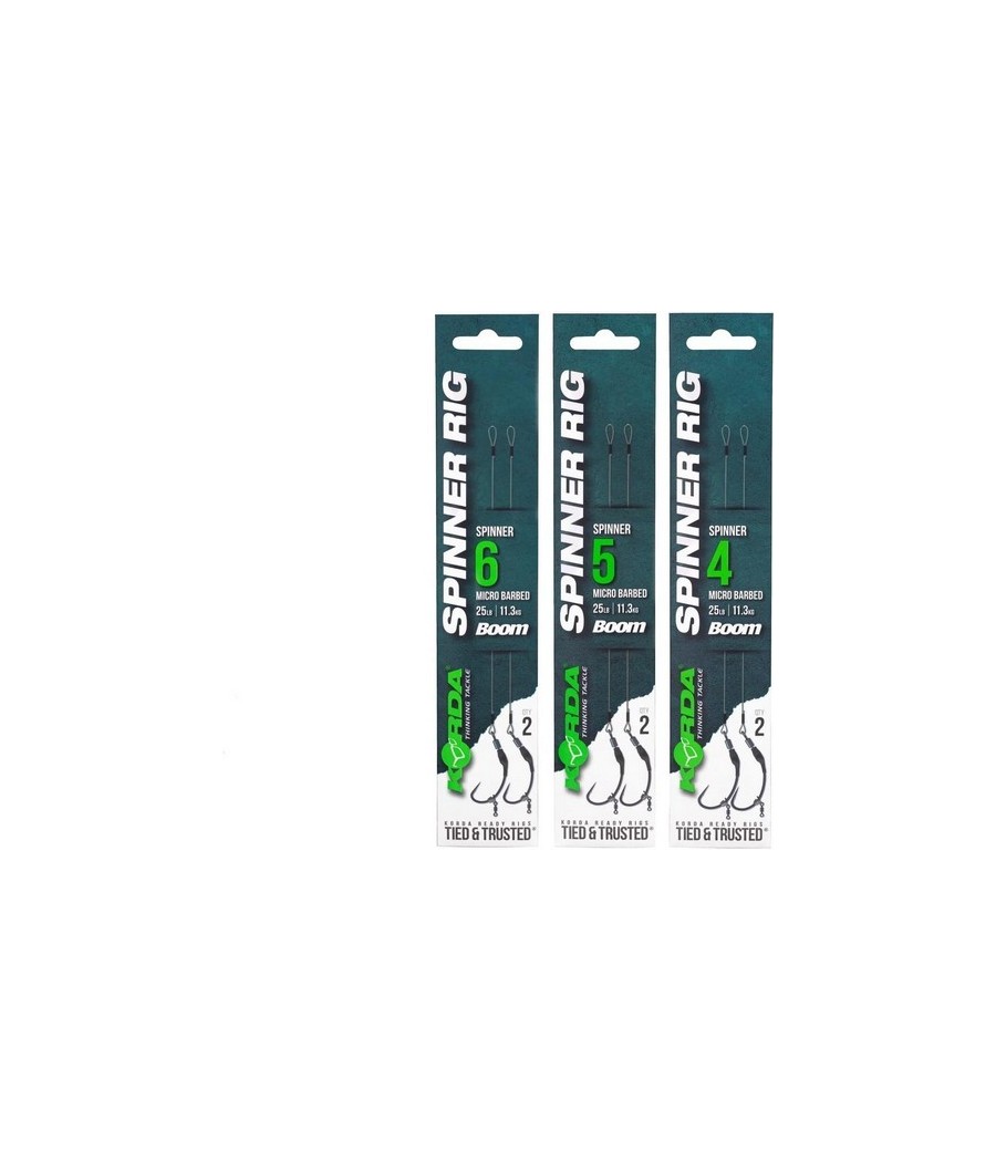 kaper sklep Korda Przypon Spinner Rig Spinner 2szt 25lb Roz.4