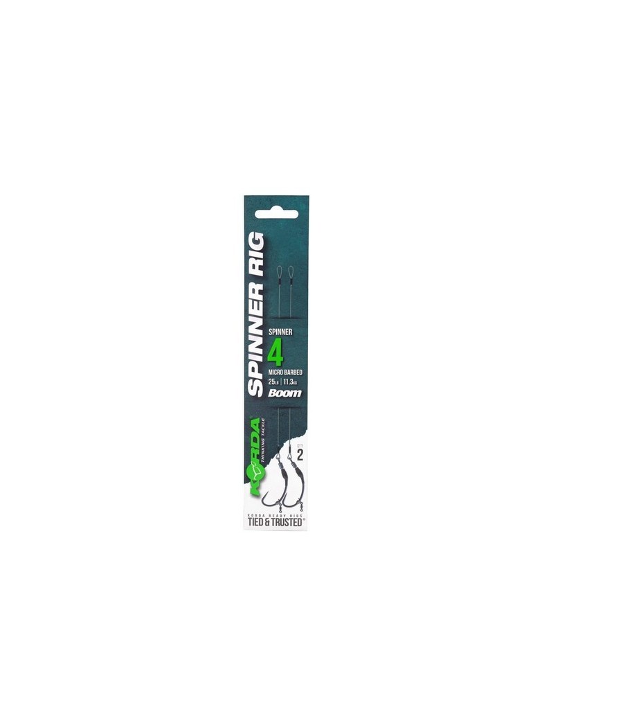 kaper sklep Korda Przypon Spinner Rig Spinner 2szt 25lb Roz.4