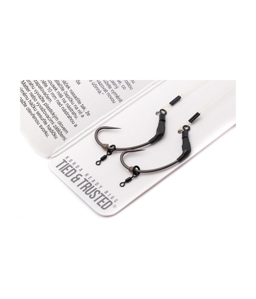 kaper sklep Korda Przypon Spinner Rig Spinner 2szt 25lb Roz.4