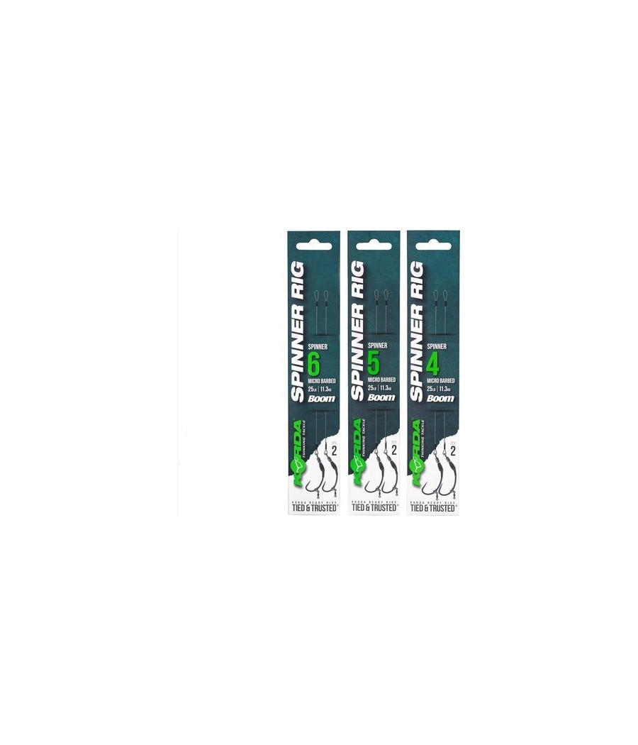 kaper sklep Korda Przypon Spinner Rig Spinner 2szt 25lb Roz.4
