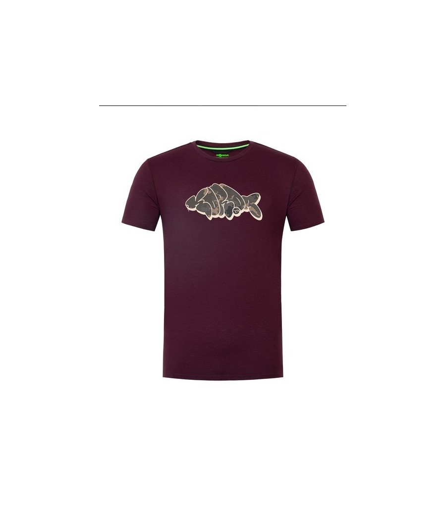 kaper sklep Korda Koszulka Outline Tee Burgundy S