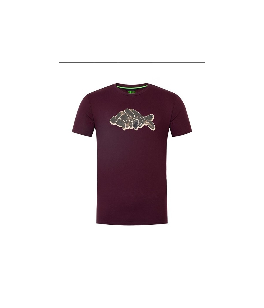 kaper sklep Korda Koszulka Outline Tee Burgundy xl