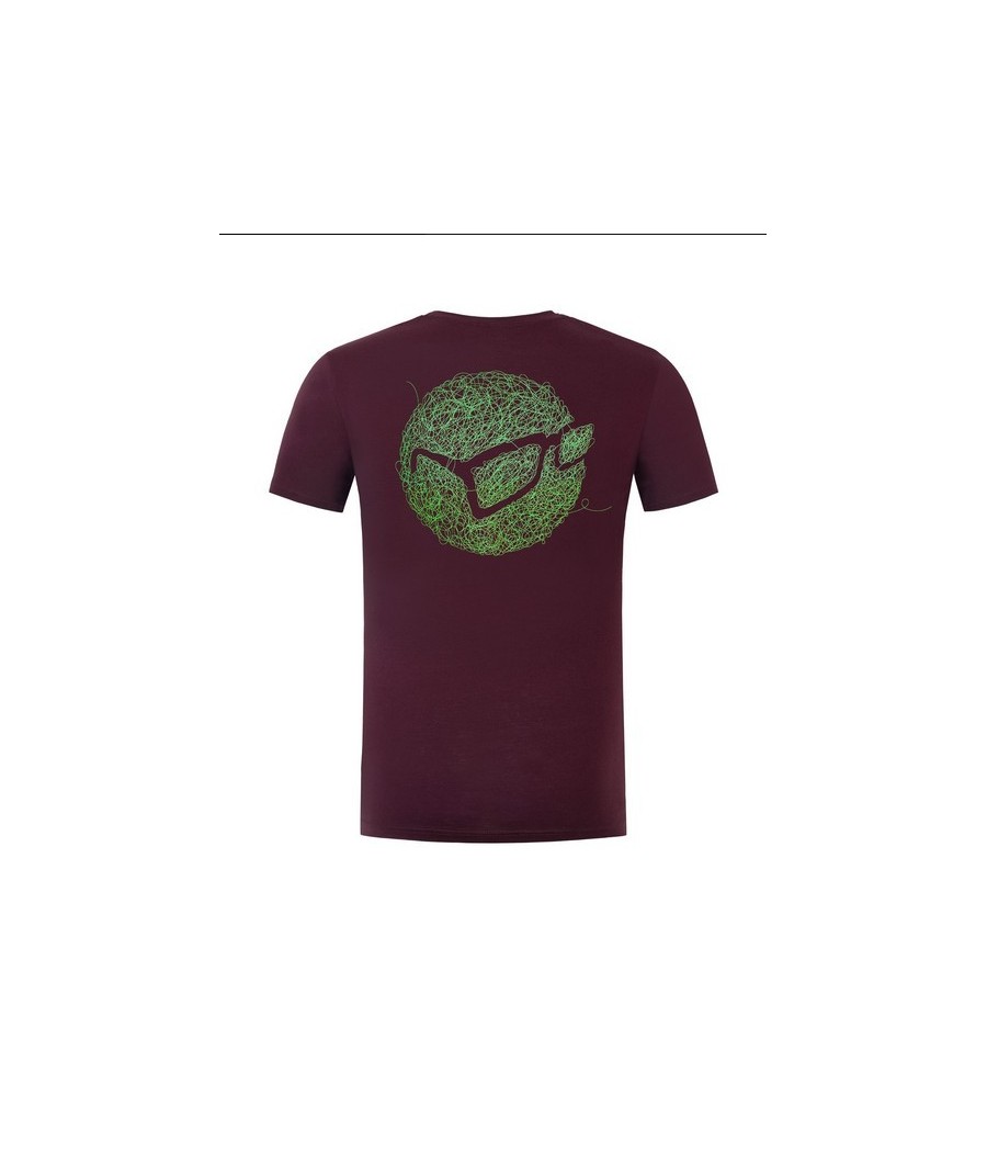 kaper sklep Korda Koszulka Birdsnest Tee Burgundy S