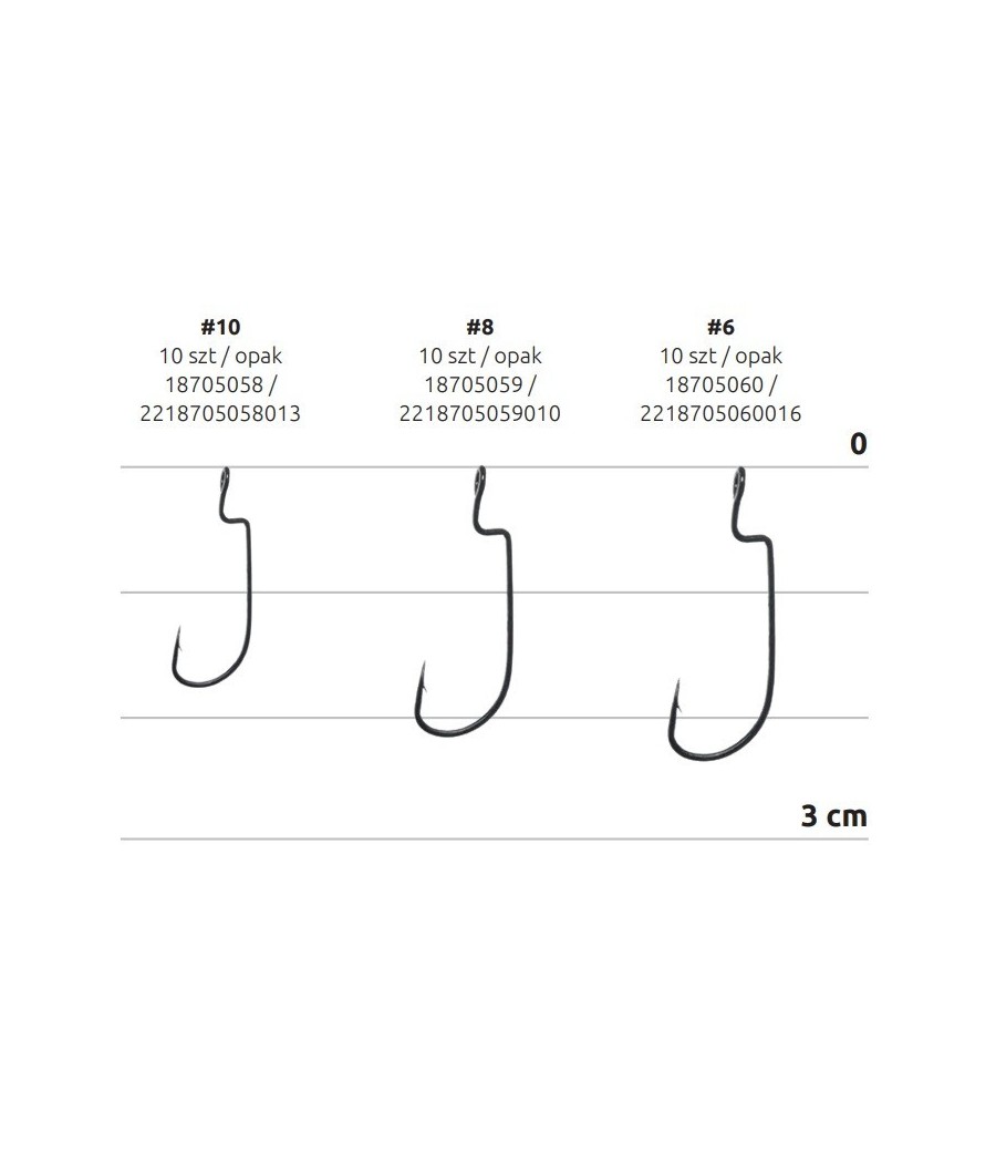 kaper sklep Select Haki Micro Jig MJ-1 size.8 stal wysokowęglowa 10szt