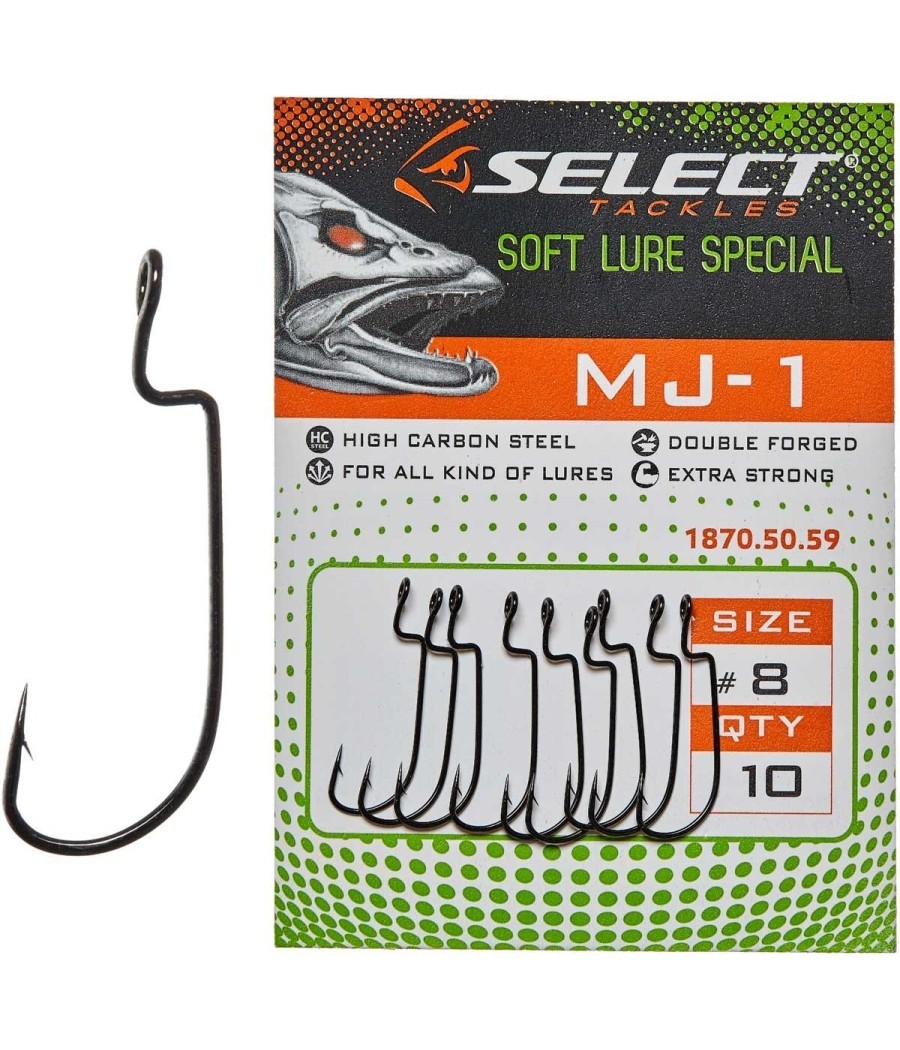 kaper sklep Select Haki Micro Jig MJ-1 size.8 stal wysokowęglowa 10szt