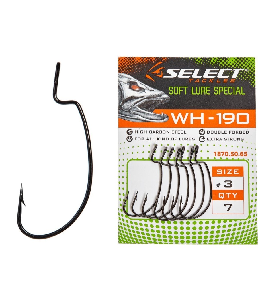 kaper sklep Select Haki Wide Gape WH-190 size.1 stal węglowa 10szt