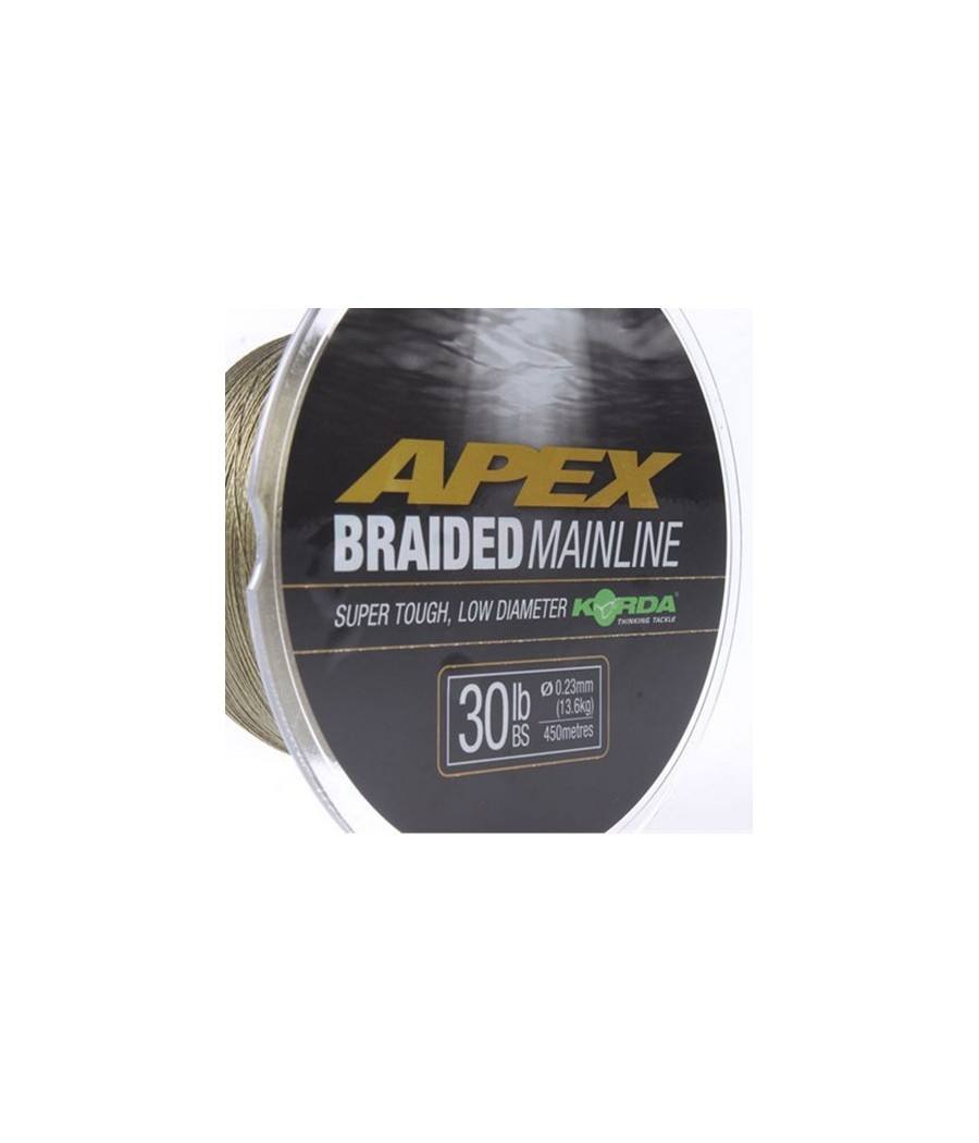 kapers klep Korda Apex Braided Mainline 30lb 0,23mm 1200m