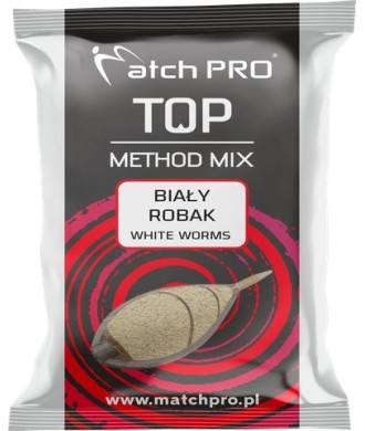 kaper sklep MatchPro Zanęta Top Methodmix Biały Robak 700g NOWOŚĆ