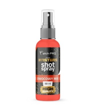 kaper sklep Matchpro Masters SHOT Spray Owocowy Mix 50ml NOWOŚĆ