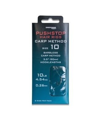 kaper sklep Drennan Przypony PUSHSTOP H'RIG Carp Method nr 12