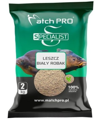kaper sklep MatchPro Zanęta Specialist Leszcz Biały Robak 2kg Nowy smak