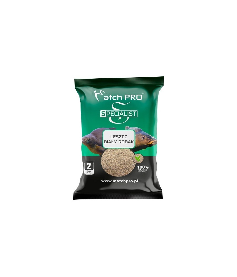 kaper sklep MatchPro Zanęta Specialist Leszcz Biały Robak 2kg Nowy smak